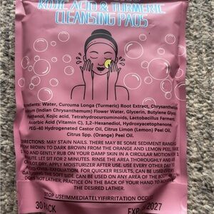 Kojic Acid & Turmeric Cleansing Pads